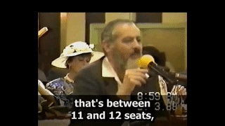 Rabbi Meir Kahane on According to polls Kach will get 11 12 seats in 1988 elections 00:00:20